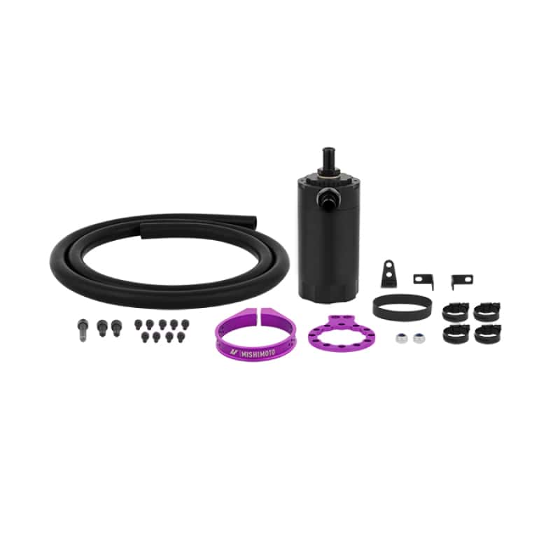 Mishimoto — Mishimoto Universal Baffled Oil Catch Can - Purple - view 9