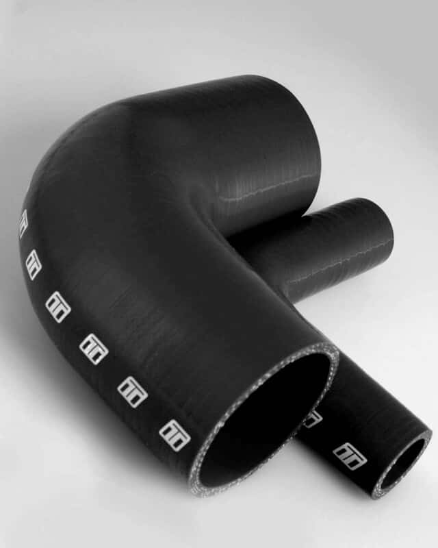 Turbosmart — Turbosmart 90 Elbow 3.00 - Black Silicone Hose
Elbow Hose - view 1