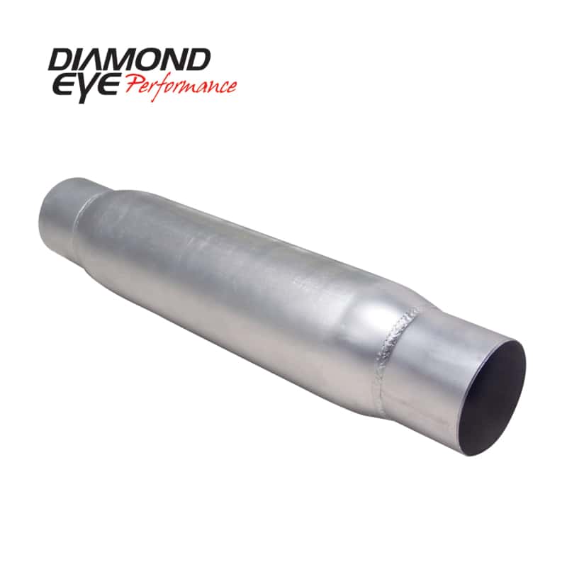 Diamond Eye Performance — Diamond Eye RESONATOR 4in W/ ENDS (CLAMPED) AL
RESONATOR; 5in.; S/S - view 2