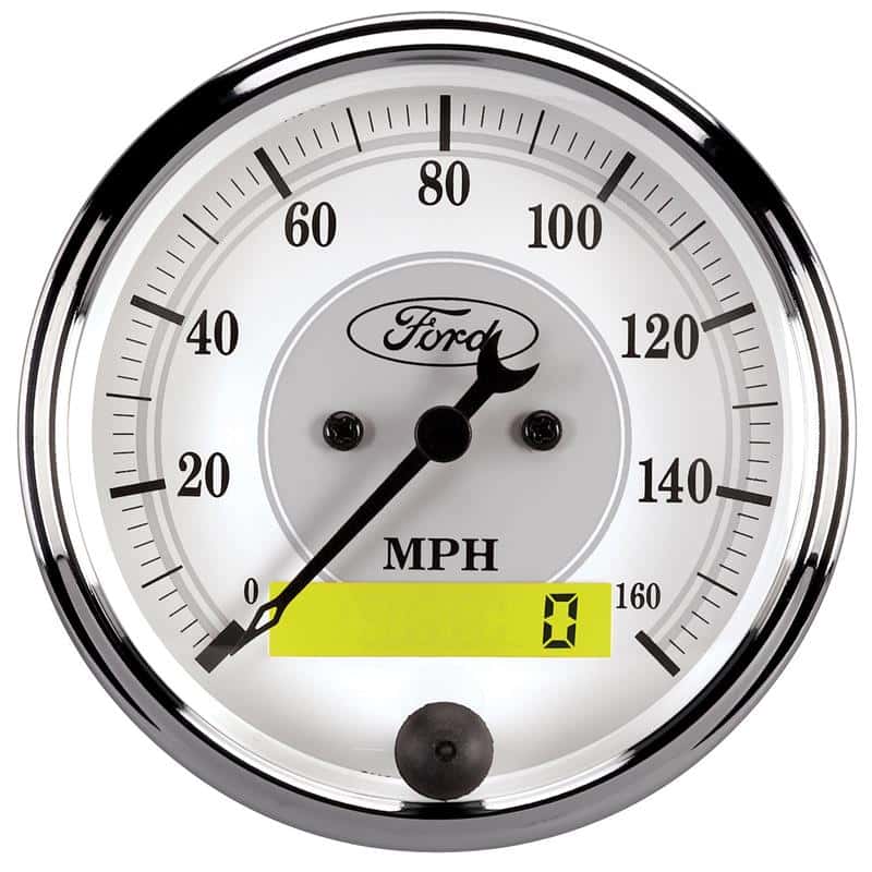 AutoMeter — AutoMeter Gauge Speedometer 3-1/8in. 160MPH Elec. Prog. W/ Lcd Odo Ford Masterpiece
3.1" SPD 160MPH E FM - view 1