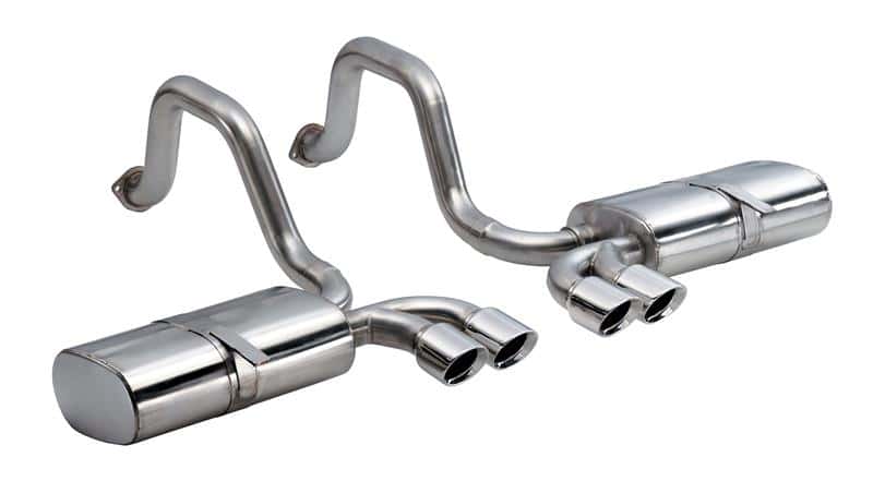 CORSA Performance — Corsa 1997-2004 Chevrolet Corvette C5 Z06 5.7L V8 Polished Sport Axle-Back Exhaust
Exhaust - view 2