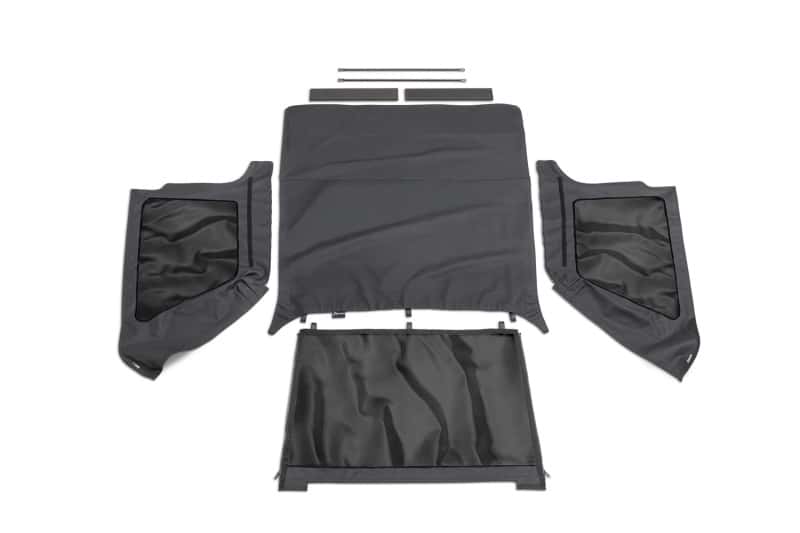 Rampage — Rampage 1997-2006 Jeep Wrangler(TJ) Excludes LJ Unlimited Frameless Soft Top Kit - Black Diamond
Frameless Soft Top K
Top-Soft - view 9