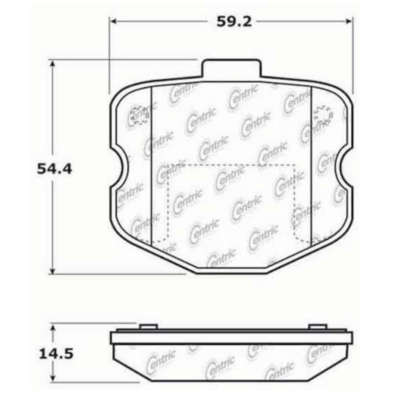 Stoptech — StopTech Street Touring 06-09 Chevrolet Corvette Z06 Front Brake Pads
Brake Pads - view 1