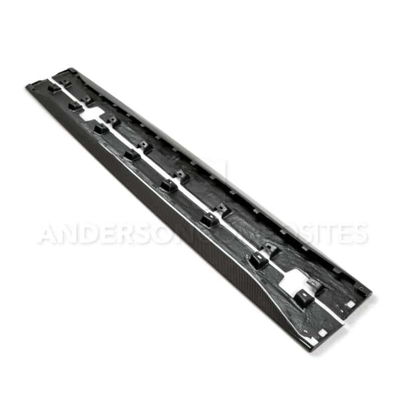 Anderson Composites — Anderson Composites 15-16 Ford Mustang Type-OE Rocker Panel Splitter - view 2
