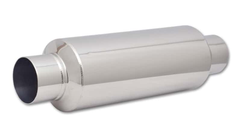 Vibrant — Vibrant SS Resonator (Standard Design) 3in inlet/outlet x 18in long w/ 5in OD resonator body
3"IDResonator18"Long
3"IDx18"LSSResonator
Exhaust Resonator - view 1