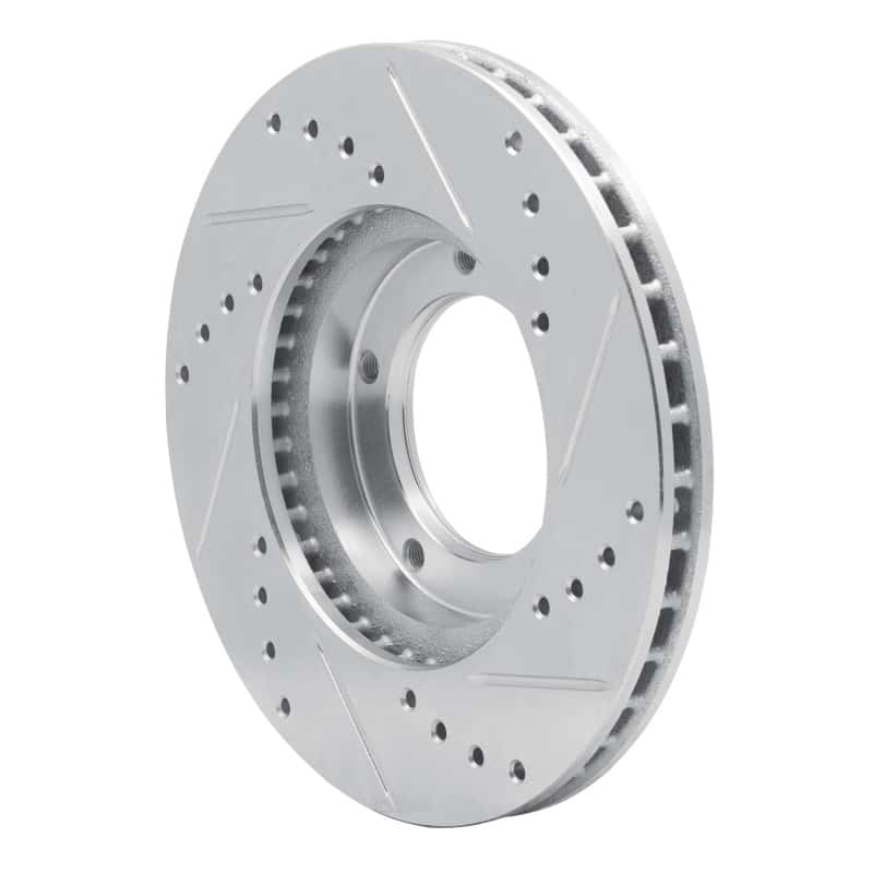 R1 Concepts — R1 84-95 Toyota Pickup Front Left Drilled & Slotted Silver Brake Rotor
R1 Brake Rotor Drill - view 4