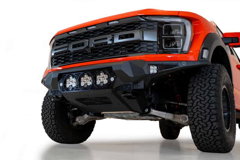 Addictive Desert Designs — Addictive Desert Designs 2021+ Ford Raptor Bomber Front Bumper w/ 3 Baja Designs LP6 Light Mounts
Bumper- Front
Bumpers - view 10