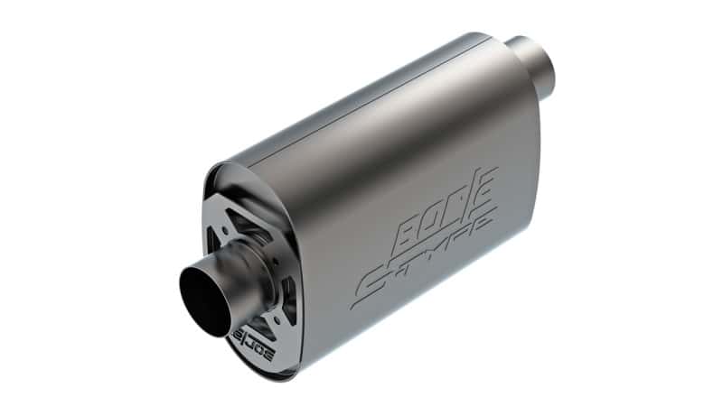 Borla — Borla CrateMuffler LS3 3in Offset/Center 14in x 4.35in x 9.10in Oval Muffler S-Type
CrateMuffler - view 1
