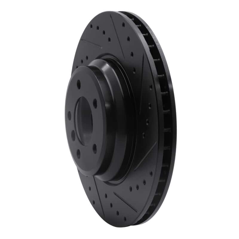 R1 Concepts — R1 07-15 BMW 335I Front Right Drilled & Slotted Black Brake Rotor
R1 Brake Rotor Drill - view 2