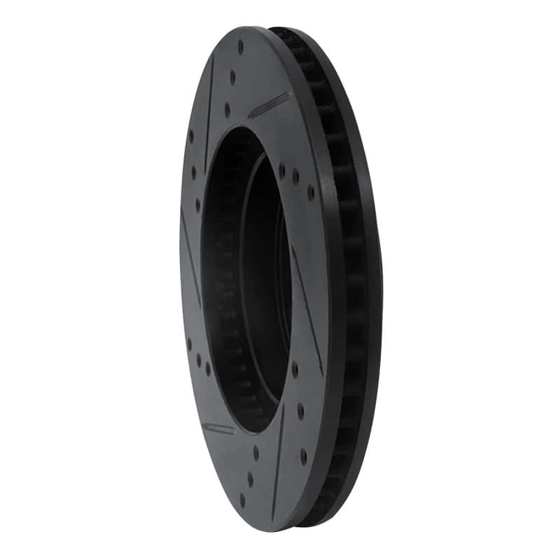R1 Concepts — R1 10-17 Lexus CT200H Front Right Drilled & Slotted Black Brake Rotor
R1 Brake Rotor Drill - view 4