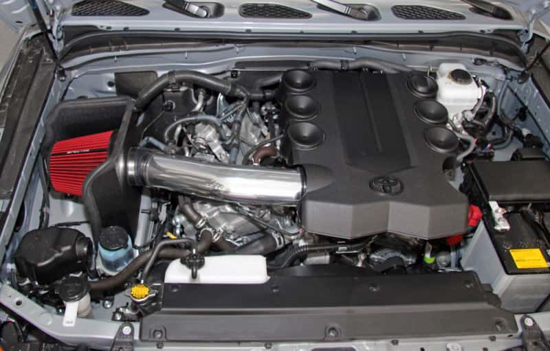Spectre — Spectre 10-18 Toyota FJ 10-15 4Runner V6-4.0L F/I Air Intake Kit - Polished w/Red Filter
Spectre Air Intake K
Air Intake System - view 10