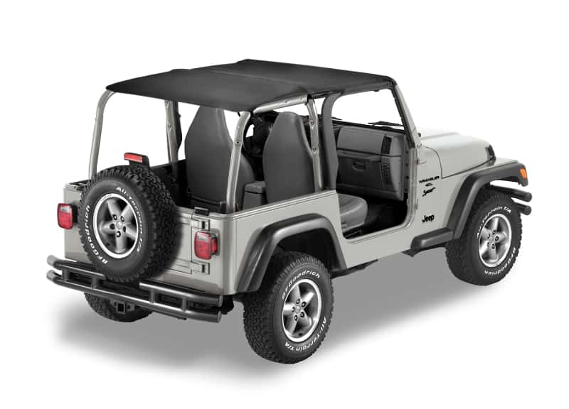 Bestop — Bestop 97-02 Jeep Wrangler TJ Header Safari Bikini (Black Denim)
Safari Bikini - view 1