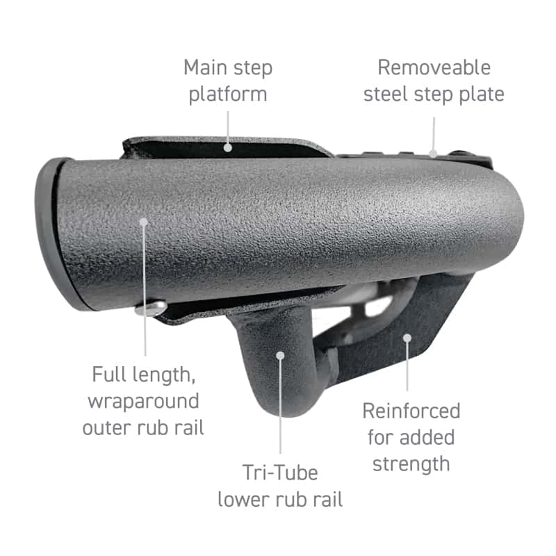 Go Rhino — Go Rhino Dominator Xtreme DT Side Steps - Tex Blk - 80in. (Boards ONLY/Brackets Req.)
Dominator Xtreme DT - view 7