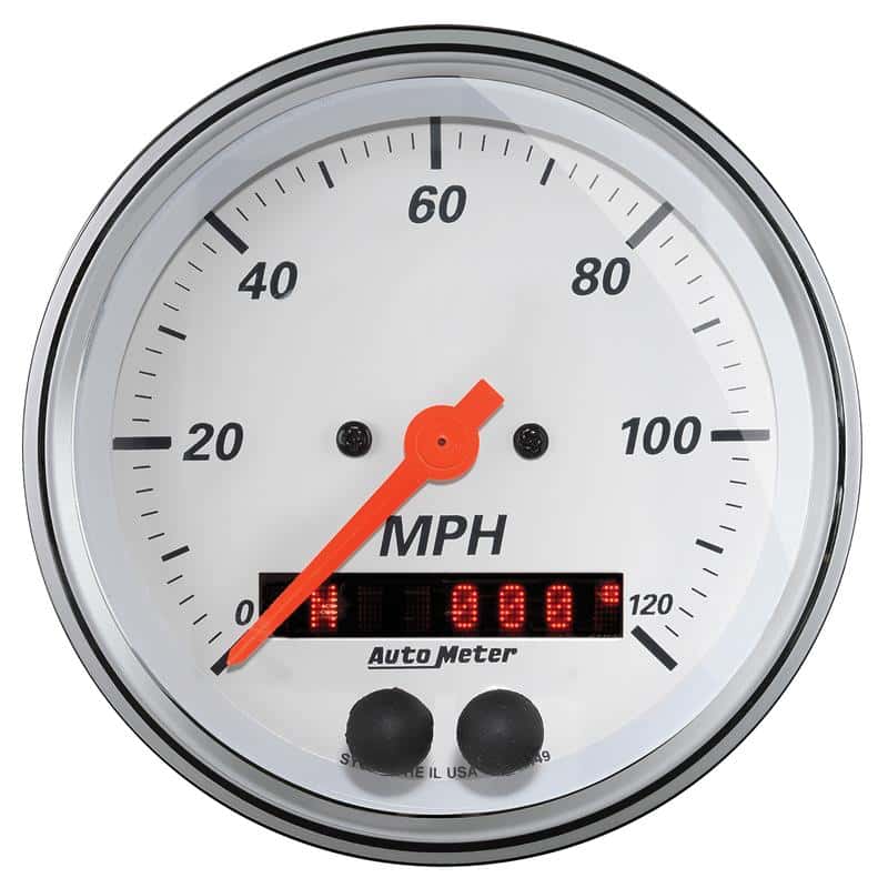 AutoMeter — Autometer 3-3/8in 120MPH GPS Speedometer Gauge
GA 3-3/8" SPD GPS AW - view 2