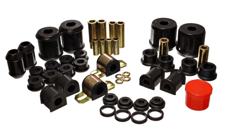 Energy Suspension — Energy Suspension 00-1/01 Mitsubishi Eclipse FWD Black Hyper-flex Master Bushing Set
Master Bushing Kit - view 3