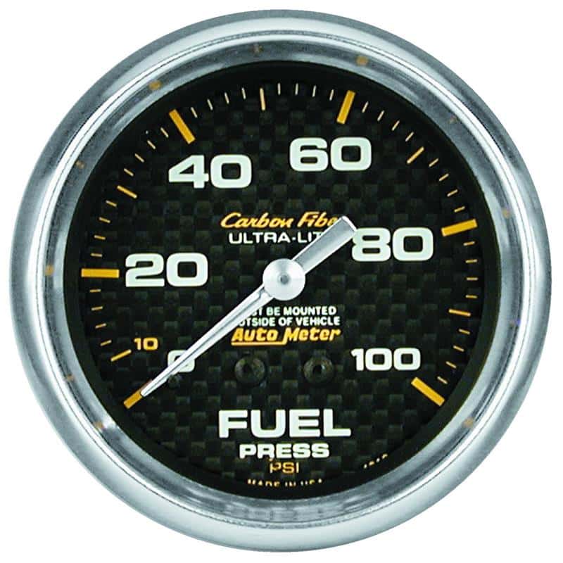 AutoMeter — Autometer Carbon Fiber 66.7mm 0-15 PSI W/O ISO Fuel Pressure Gauge
GA 2.6" FP M 15 CF - view 2