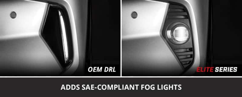 Diode Dynamics — Diode Dynamics 19-22 Toyota RAV4 Elite Series Add-On Fog Lamp Kit - White - view 5
