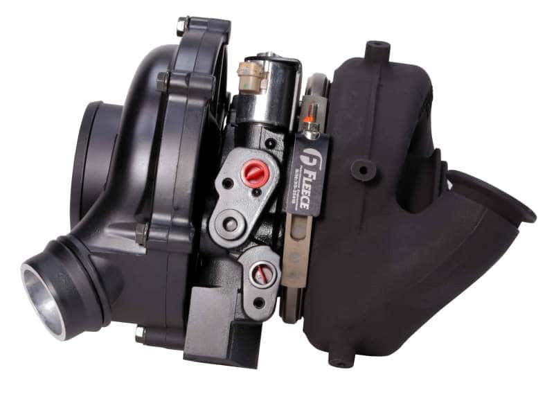 Fleece Performance — Fleece Performance 15-19 Ford 6.7L Powerstroke 63mm FWM Cheetah Turbo
Turbo - view 3