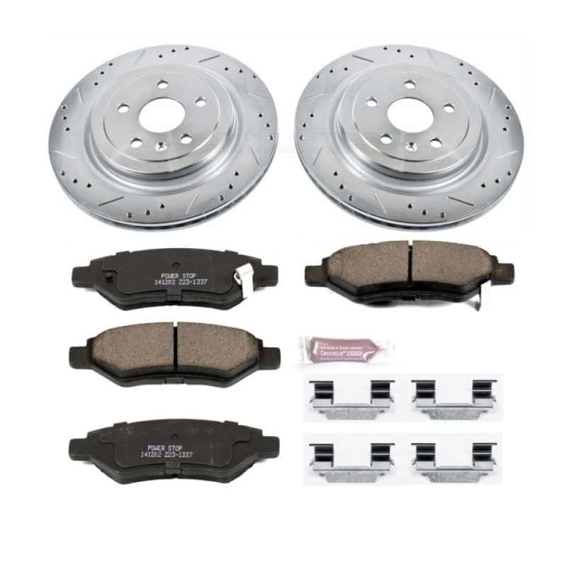 PowerStop — Power Stop 08-14 Cadillac CTS Rear Z23 Evolution Sport Brake Kit - view 1