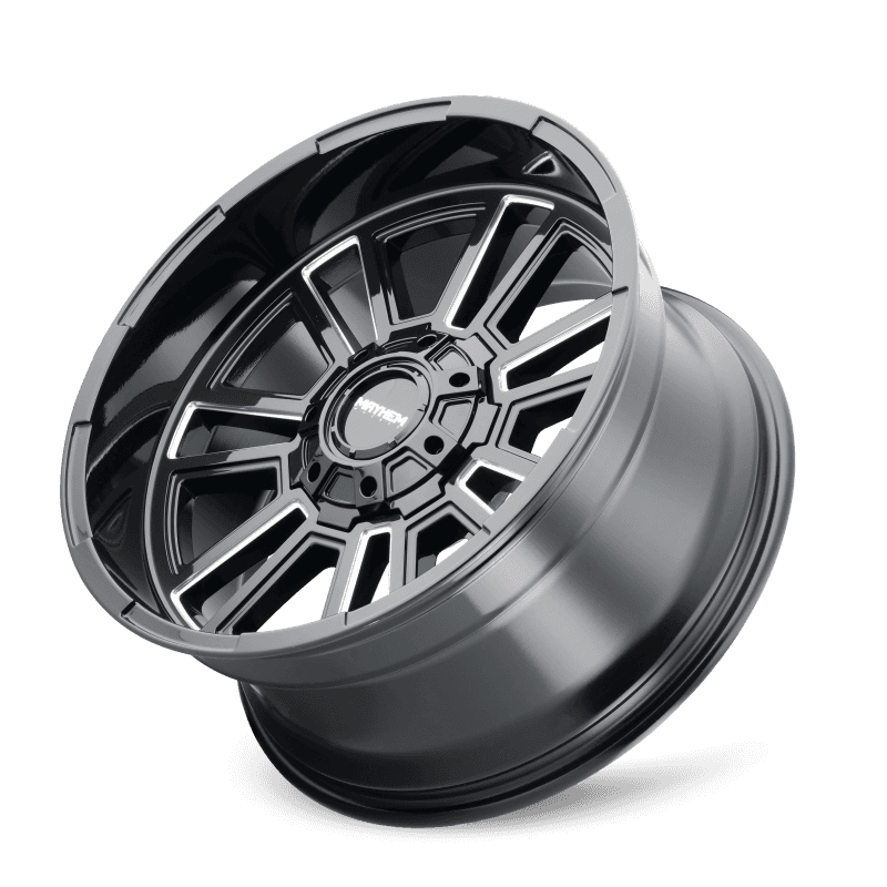 Mayhem — Mayhem 8115 Apollo 20x9 / 8x170 BP / 0mm Offset / 125.2mm Hub Black w/ Milled Spokes Wheel
MAYHEM 8115 - view 6
