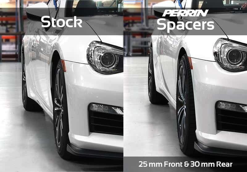 Perrin Performance — PERRIN 02-14 Subaru WRX / 2004 STI / 13-25 BRZ & Toyota GR86 25mm Wheel Spacers 5x100 56mm CB - Pair - view 8