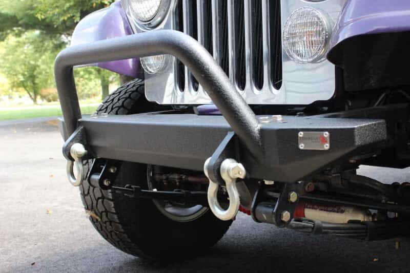 Fishbone Offroad — Fishbone Offroad 87-95 Jeep YJ YJ Wrangler Piranha Front Bumper w Tube Guard - view 3