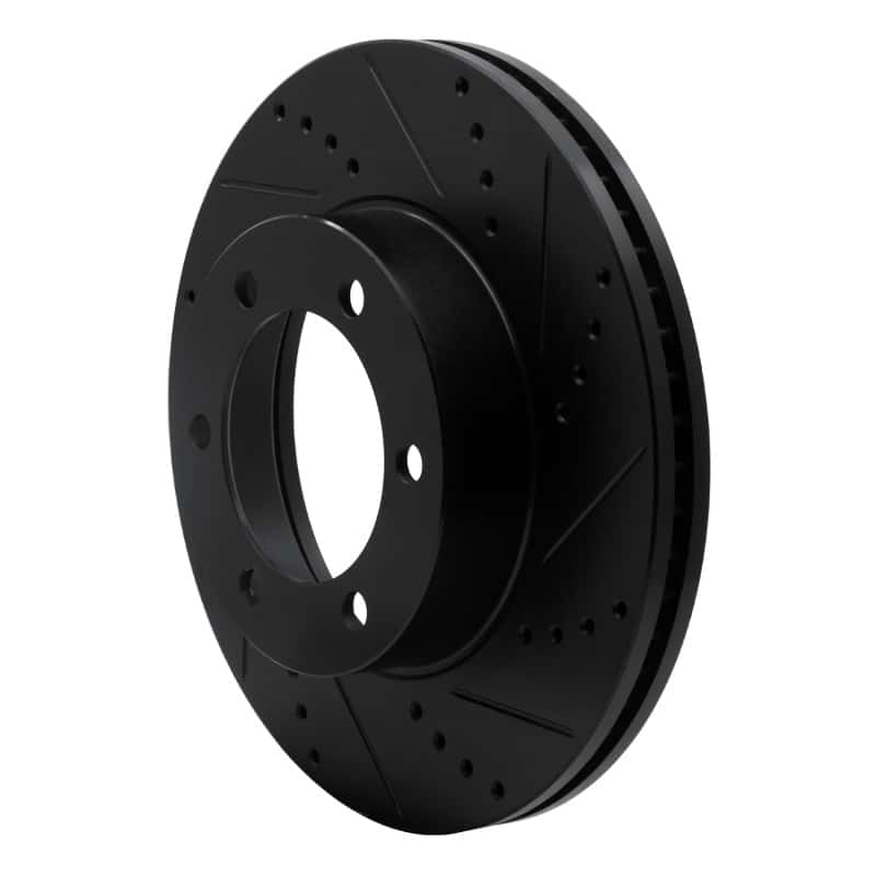 R1 Concepts — R1 00-07 Toyota SEQUOIA Front Right Drilled & Slotted Black Brake Rotor
R1 Brake Rotor Drill - view 2