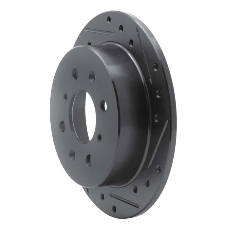 R1 Concepts — R1 88-01 Acura Integra Rear Right Drilled & Slotted Black Brake Rotor
R1 Brake Rotor Drill - view 2