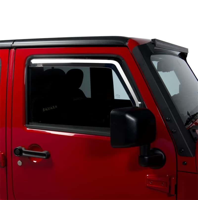 Putco — Putco 07-18 Jeep Wrangler JK - Front Only Element Tinted Window Visors
Side Window Vent - view 2