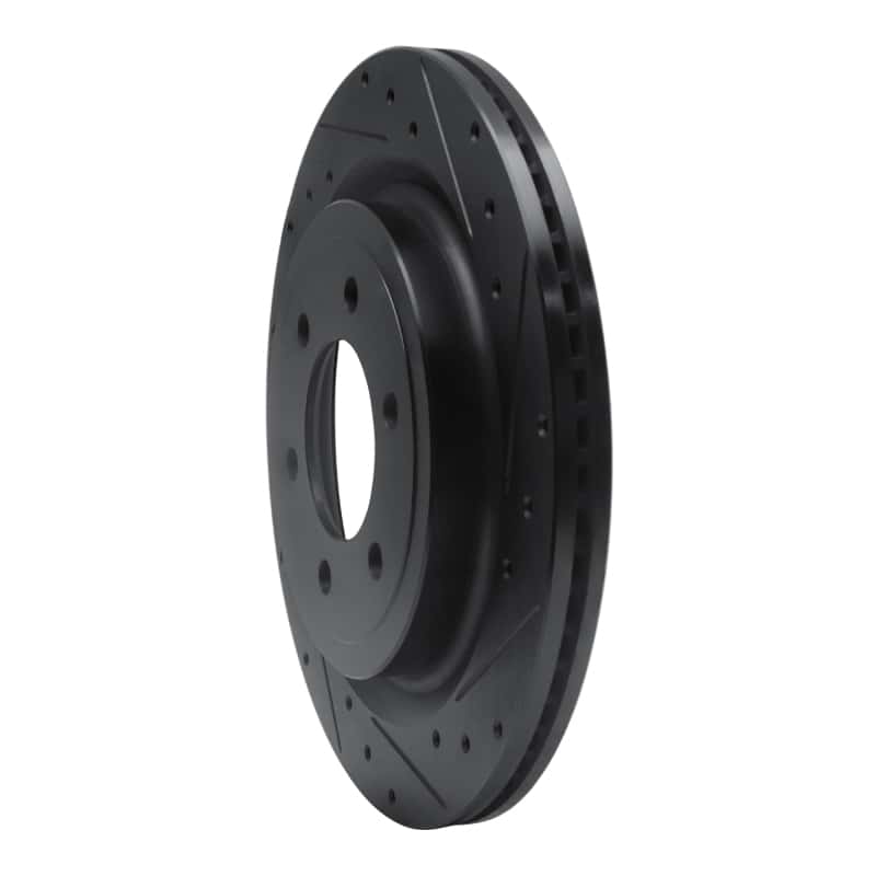 R1 Concepts — R1 21-25 Ford F-150 RWD Rear Right Drilled & Slotted Black Brake Rotor
Disc Brake Rotor - view 2