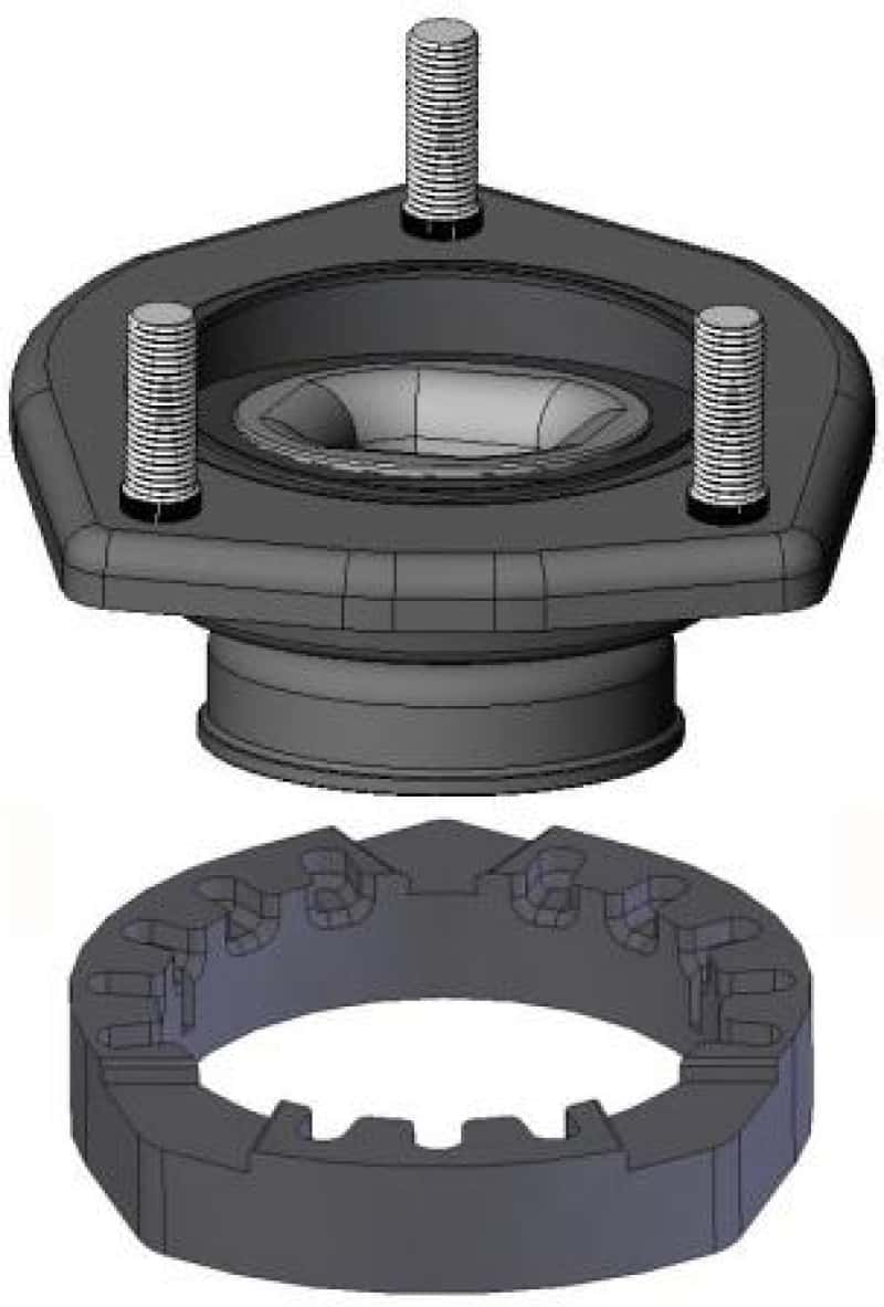 KYB — KYB Shocks & Struts Strut Mounts Rear Right LEXUS RX330 (AWD) 2004-06 LEXUS RX330 (FWD) 2004-06 LEXU
Strut Mount Kit
Mounting Kit - view 1