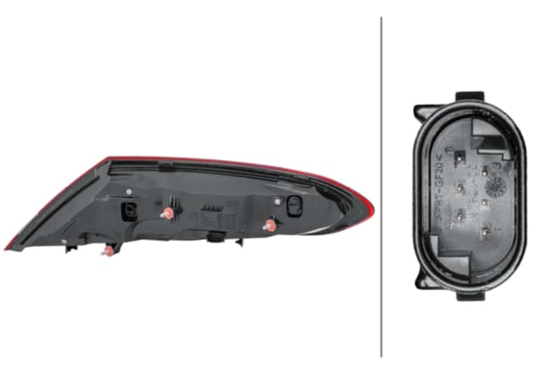 Hella — Hella 2019-2020 Mercedes-Benz C300 Left Outer Tail Light - view 2