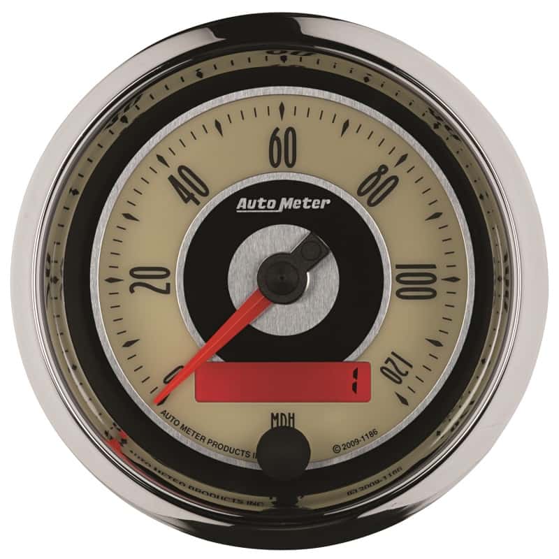 AutoMeter — AutoMeter Gauge Speedometer 3-3/8in. 120MPH Elec. Programmable Cruiser
GA 3.4" SPD ELEC CRU - view 1