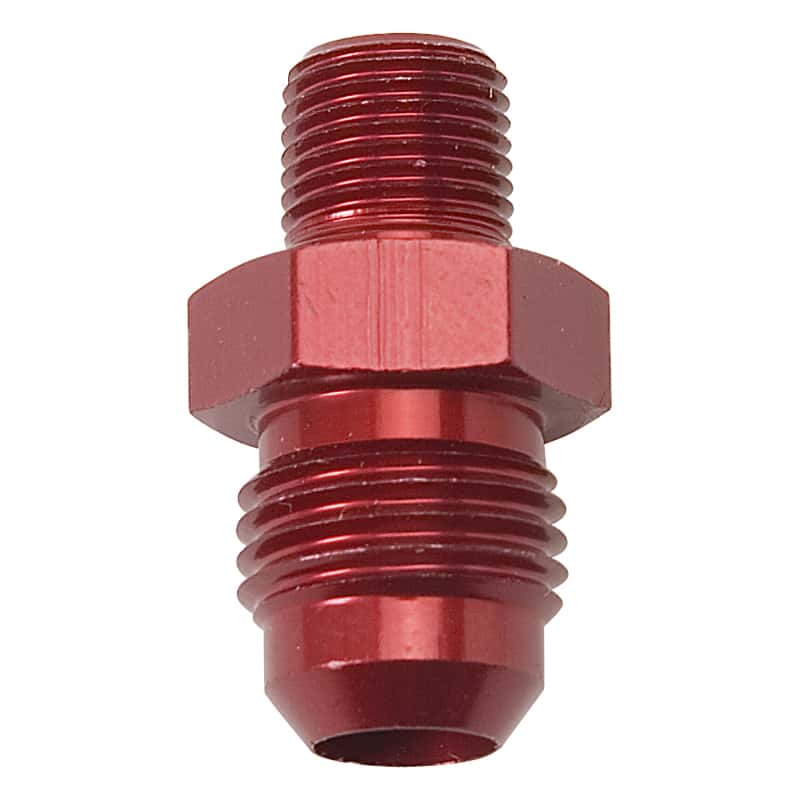 Russell — Russell Performance -6 AN MALE X 1/8in NPT MALE (Red)
Adapter Fitting - view 2