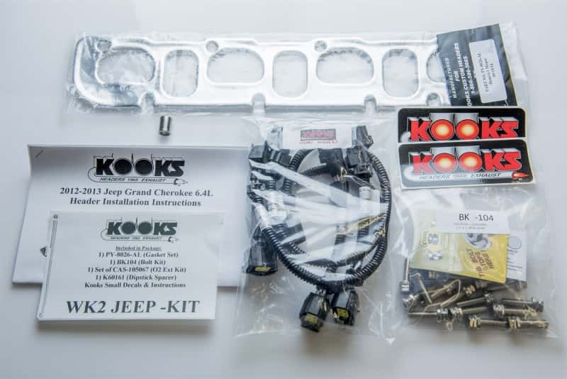 Kooks Headers — Kooks 2012+ WK2 Jeep/ Durango 6.4L 1-7/8in x 3in SS Long Tube Headers - Cat SS Conn Pipe
1-7/8in. Headers/Con
1-7/8" Headers/Conn. - view 5