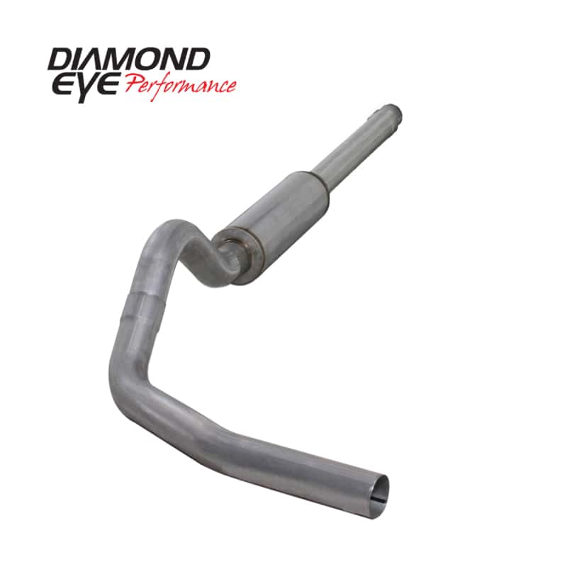 Diamond Eye Performance — Diamond Eye KIT 4in Catback Single AL: 94-97 FORD 7.3L F250/F350 PWRSTROKE
KIT; 4in.; CBSGL; AL - view 2