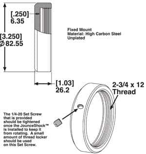 SPC Performance — SPC Performance END MOUNT & ADAPTOR ASSY
JOUNCE SHOCK PART
JOUNCE PART - view 3