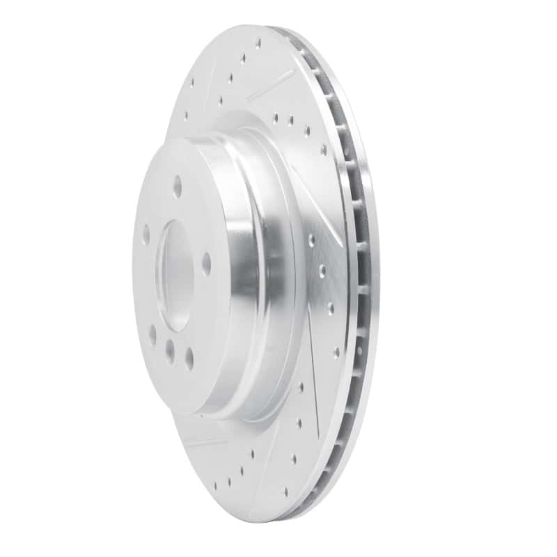 R1 Concepts — R1 06-15 BMW 335I xDrive Rear Left Drilled & Slotted Silver Brake Rotor
R1 Brake Rotor Drill - view 2