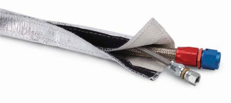 DEI — DEI Heat Shroud 2-1/2in x 3ft - Aluminized Sleeving-Hook and Loop Edge
Heat Shield Sleeve - view 6