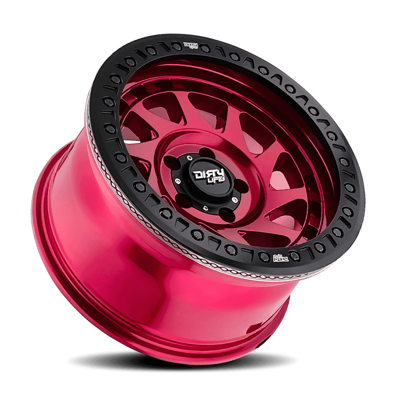 Dirty Life — Dirty Life 9313 Enigma Race 17x9 / 5x127 BP / -12mm Offset / 78.1mm Hub Crimson Candy Red Wheel - view 2
