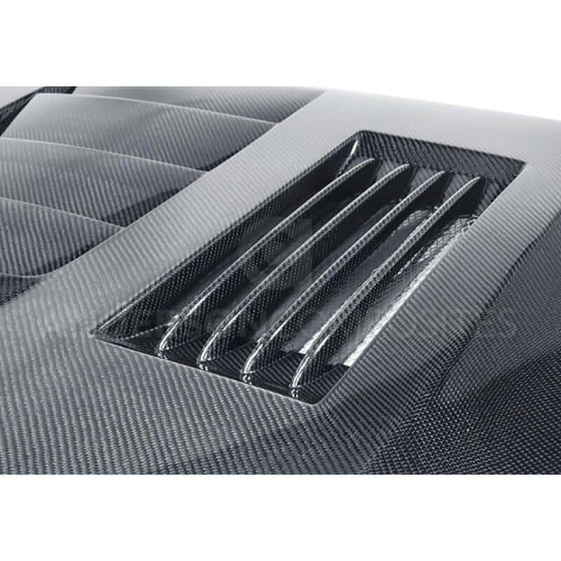 Anderson Composites — Anderson Composites 10-14 Ford Mustang/Shelby GT500 and 2013-2014 GT/V6 Type-SS Hood - view 4
