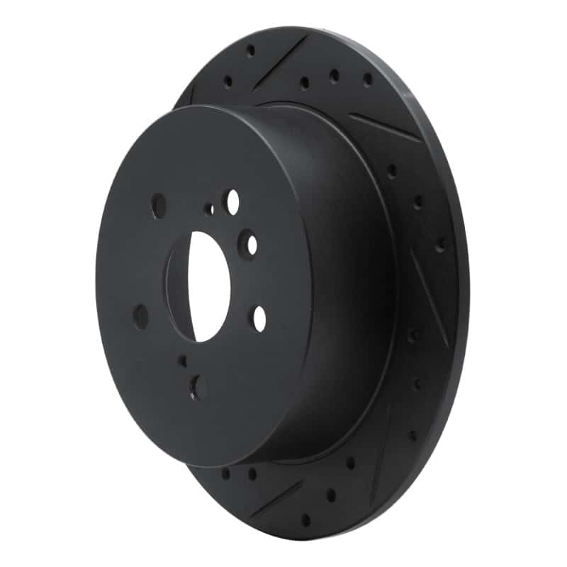 R1 Concepts — R1 09-15 Toyota Venza Rear Left Drilled & Slotted Black Brake Rotor
R1 Brake Rotor Drill - view 2