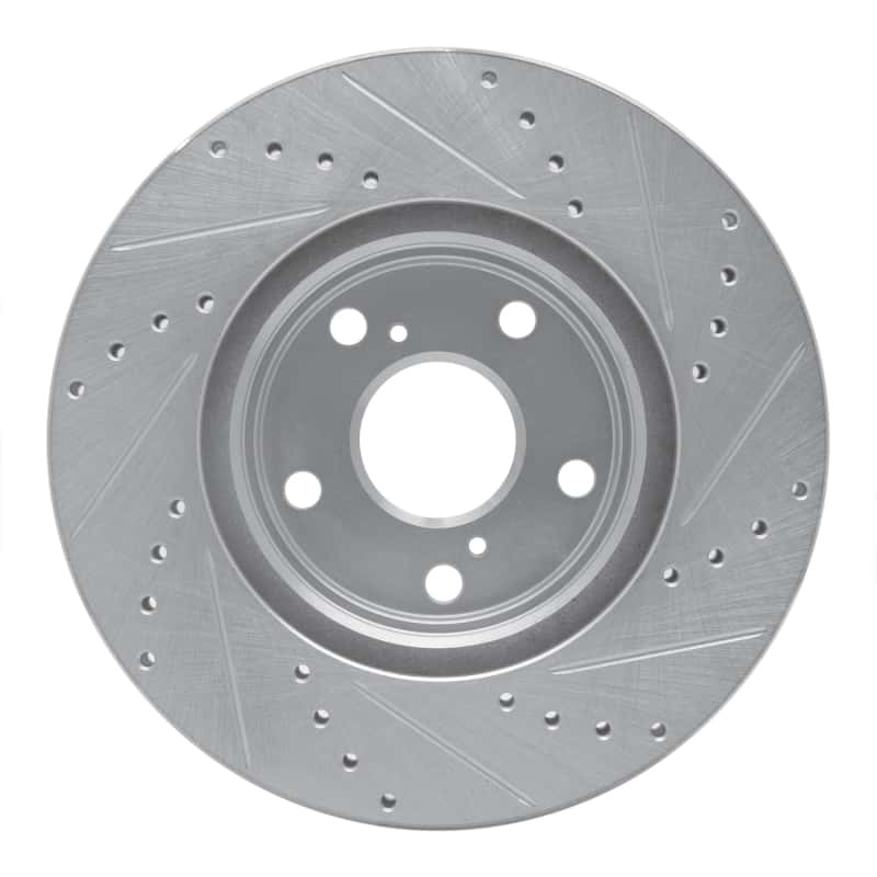R1 Concepts — R1 99-07 Lexus ES300 Front Left Drilled & Slotted Silver Brake Rotor
R1 Brake Rotor Drill - view 5