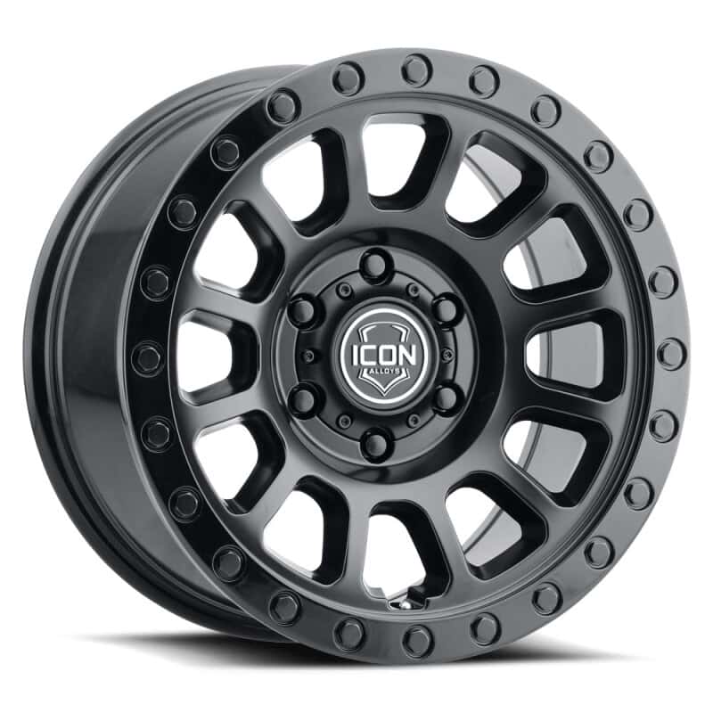 ICON — ICON Hulse 17 X 8.5 / 6 X 5.5 / 25mm Offset / 5.75in BS Double Black
HULSE WHEEL - view 1
