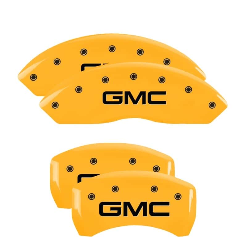 MGP — MGP 4 Caliper Covers Engraved Front & Rear GMC Yellow Finish Black Char 2019 GMC Arcadia
Caliper Covers - view 1