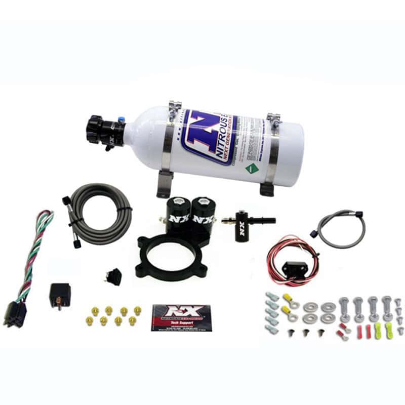 Nitrous Express — Nitrous Express 2021+ Ford F-150 5.0L Coyote Truck Nitrous Plate System 5lb Bottle
Injection System Kit - view 1