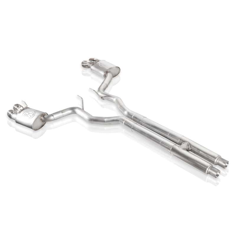 Stainless Works — Stainless Works 2018+ Ford Mustang GT 3in Redline Series Catback H-Pipe w/Active Valves & Quad Tips
Exhaust System - view 13