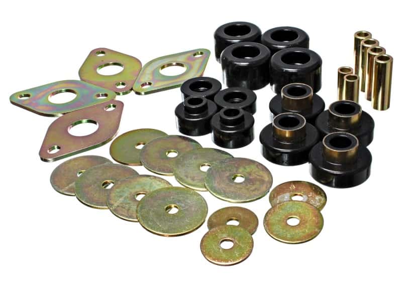 Energy Suspension — Energy Suspension Body Mount Set-Reg Access & Dbl Cab - Black
BodyMntBshKt - view 1