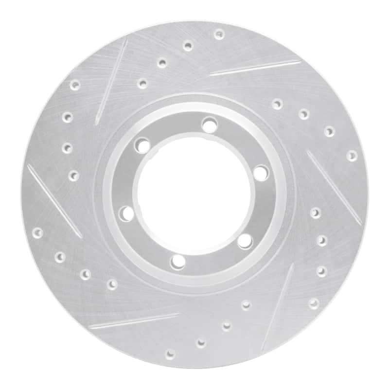 R1 Concepts — R1 86-95 Dodge Raider Front Left Drilled & Slotted Silver Brake Rotor
R1 Brake Rotor Drill - view 1