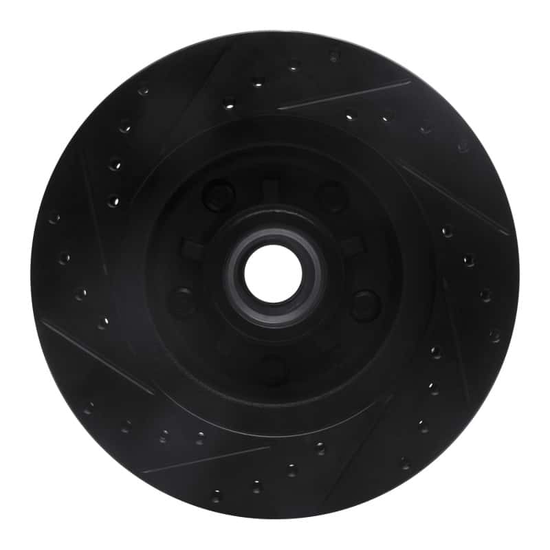 R1 Concepts — R1 69-96 Buick Estate Wagon Front Right Drilled & Slotted Black Brake Rotor
R1 Brake Rotor Drill - view 5